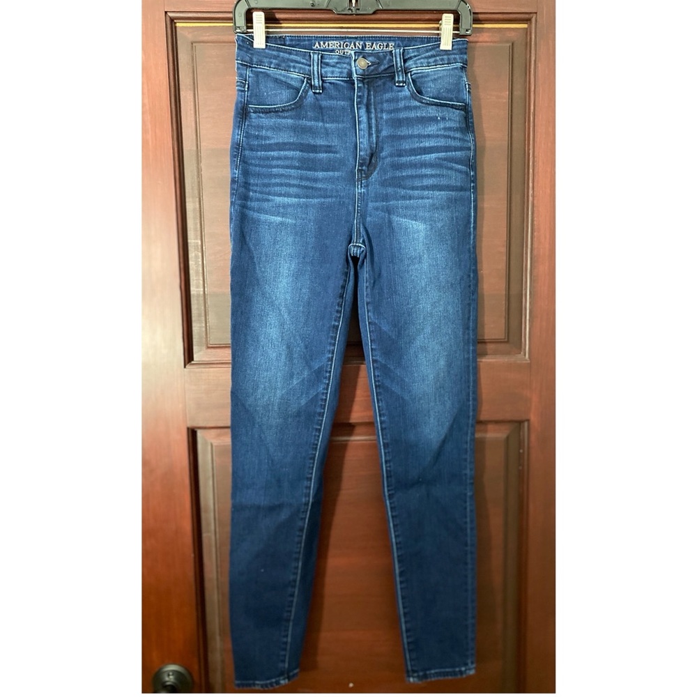High waisted super stretch jeans size 4 regular